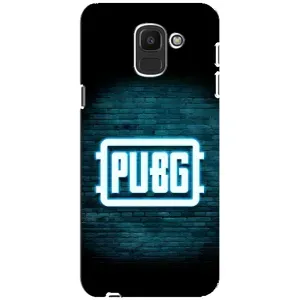 Чехол PUBG для Самсунг Дж6 2018 (AlphaPrint) (Лого PUBG)
