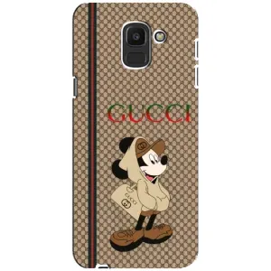 Чехлы ГУЧЧИ для Самсунг Дж6 2018 (AlphaPrint) (Mickey GUCCI)