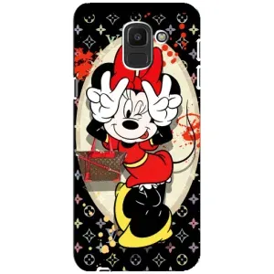 Чехол Disney Mouse Samsung Galaxy J6 2018, J600F (PREMIUMPrint) (Минни peace)