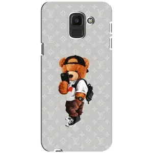 Брендновые Чехлы для Samsung Galaxy J6 2018, J600F - (PREMIUMPrint) (Мишка Луи)