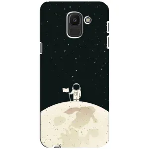 Космические Чехлы для Самсунг Дж6 2018 (VPrint) (На луне)