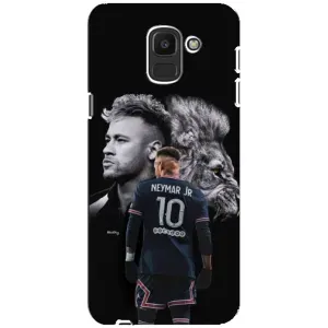 Чехол Неймар для Samsung Galaxy J6 2018, J600F (AlphaPrint) (Неймар Лев)