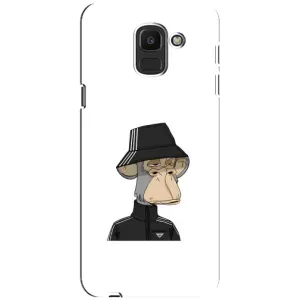 Чехлы с Обезьянами NFT для Samsung Galaxy J6 2018, J600F (AlphaPrint) (обезьяна NFT Adidas)