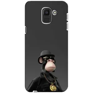 Чехлы с Обезьянами NFT для Samsung Galaxy J6 2018, J600F (AlphaPrint) (Обезьяна NFT)