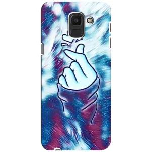 Чохол з принтом «Радужне серце» для Samsung Galaxy J6 2018 (J600F)
