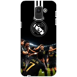 Чехол для Samsung Galaxy J6 2018, J600F с принтом (ФК Реал Мадрид)