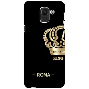 Чехлы для Samsung Galaxy J6 2018, J600F (VPrint) - Футбольные клубы (Roma)