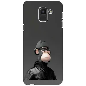 Чехлы с Обезьянами NFT для Samsung Galaxy J6 2018, J600F (AlphaPrint) (стильная обезьяна NFT)