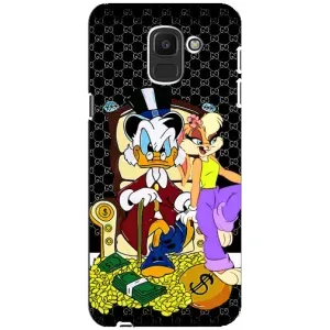 Чехлы для Samsung Galaxy J6 2018, J600F - Скрудж МакДак Louis Vuitton (PREMIUMPrint) (Стильная Утка)