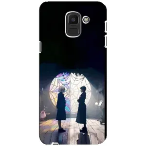 Чехлы Венсдей на Samsung Galaxy J6 2018, J600F Уэнсдей (AlphaPrint) (Уэнздей и Инид)