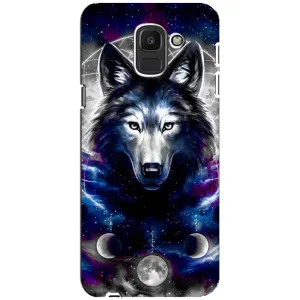 Захисні чохли для Самсунґ Дж6 2018 (AlphaPrint) (ХІТ продаж) ВОВК