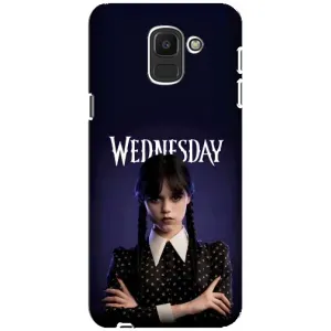 Чехлы Венсдей на Samsung Galaxy J6 2018, J600F Уэнсдей (AlphaPrint) (Wednesday)