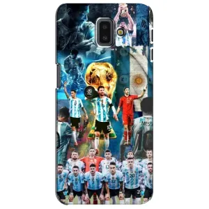 Чехлы Месси для Samsung Galaxy J6 Plus, J6 Plus, J610 (AlphaPrint) (Аргентина Месси)