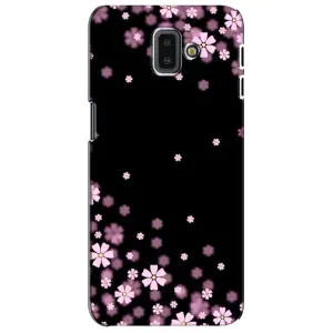 Чехол для Самсунг J6 Плюс, J6+ 2018 (J610) - с принтом (Дизайнерские) (AlphaPrint) (Цветочки маленькие)