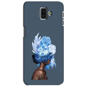 Чехлы (ART) Цветы на Samsung Galaxy J6 Plus, J6 Plus, J610 (VPrint) (Квіти на голові)