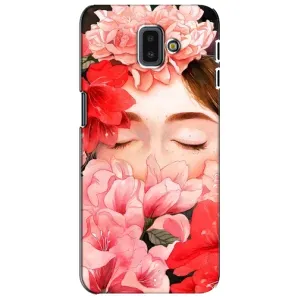Чехлы (ART) Цветы на Samsung Galaxy J6 Plus, J6 Plus, J610 (VPrint) (Очі в квітах)