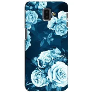 Чехлы (ART) Цветы на Samsung Galaxy J6 Plus, J6 Plus, J610 (VPrint) (Блактині бутони)