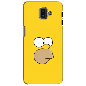 Чехол с Симпсонами для Samsung Galaxy J6 Plus, J6 Plus, J610 (VPrint) (Гомер)