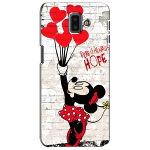 Чехол Disney Mouse Samsung Galaxy J6 Plus, J6 Plus, J610 (PREMIUMPrint) (Heart Minni)