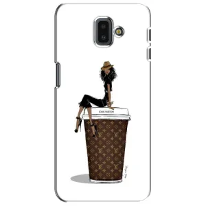 Чохли Луі Вітон для Samsung Galaxy J6 Plus, J6 Plus, J610 (AlphaPrint - LOUIS VUITTON) (кава LOUIS VUITTON)