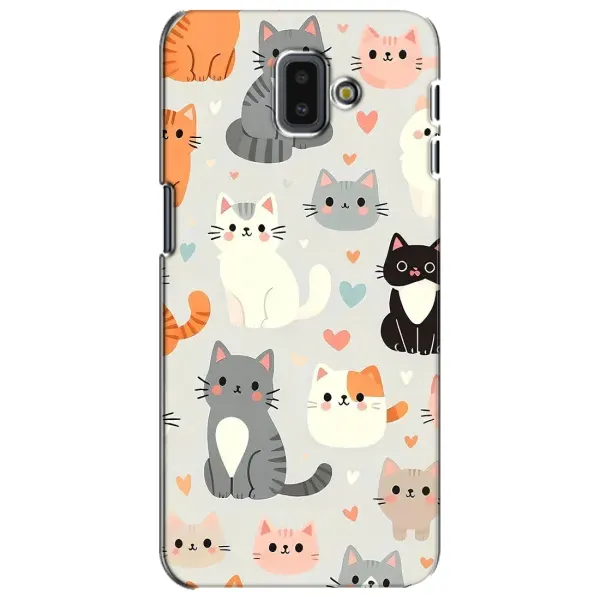 Чохол з принтом «Колаж котів» для Samsung Galaxy J6 Plus 2018 (J610) Чохол з принтом «Колаж котів» для Samsung Galaxy J6 Plus 2018 (J610)