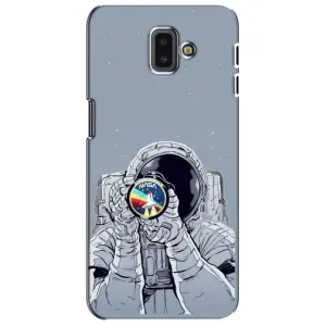 Чохол NASA для Samsung Galaxy J6 Plus, J6 Plus, J610 (AlphaPrint) (Космонавт фото)