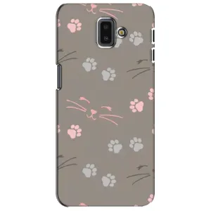 Чохол з малюнком кіт на Samsung Galaxy J6 Plus, J6 Plus, J610 (Лапи і вуса)