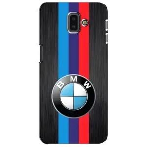Чехол для Самсунг J6 Плюс, J6+ 2018 (J610) - с принтом БМВ (AlphaPrint) (Лого BMW)