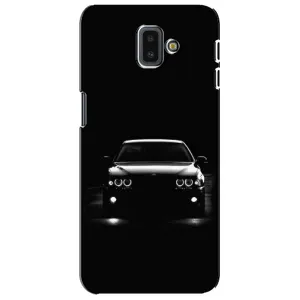 Чехол для Самсунг J6 Плюс, J6+ 2018 (J610) - с принтом БМВ (AlphaPrint) (Машина BMW)
