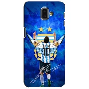 Чехлы Месси для Samsung Galaxy J6 Plus, J6 Plus, J610 (AlphaPrint) (Месси Аргентина)