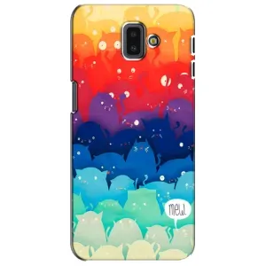 Чохол на Samsung J6 Плюс, J6 Плюс 2018 (J610) з Котиками (VPrint) (Mew)