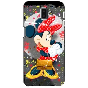 Чехол Disney Mouse Samsung Galaxy J6 Plus, J6 Plus, J610 (PREMIUMPrint) (Minni с бантиком)