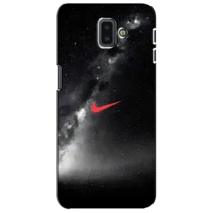 Чохол для Samsung Galaxy J6 Plus, J6 Plus, J610 - з принтом Найк (AlphaPrint) (Найк червоний)