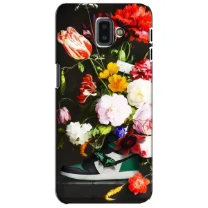 Бренднові Чохли для Samsung Galaxy J6 Plus, J6 Plus, J610 - (PREMIUMPrint) (Nike цветы)