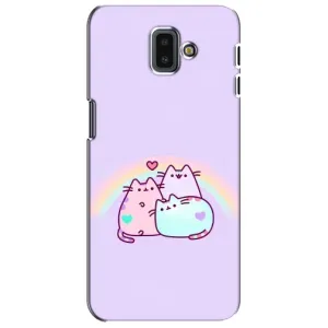 Чохол на Samsung J6 Плюс, J6 Плюс 2018 (J610) з Котиками (VPrint) (Радужний котик)