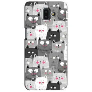 Чохли з Котиками для Samsung Galaxy J6 Plus, J6 Plus, J610 (VPrint) (Мальовані котики)