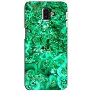 Мраморний чехол на Samsung Galaxy J6 Plus, J6 Plus, J610 (VPrint) (Салатовий Мрамор)