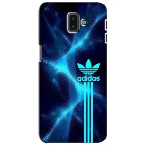 Чохли Адидас для Samsung Galaxy J6 Plus, J6 Plus, J610 (AlphaPrint) (Синій Адідас)