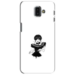 Чехлы Венсдей на Samsung Galaxy J6 Plus, J6 Plus, J610 Уэнсдей (AlphaPrint) (танец Уэнздей)