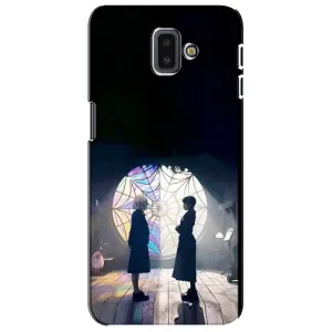 Чехлы Венсдей на Samsung Galaxy J6 Plus, J6 Plus, J610 Уэнсдей (AlphaPrint) (Уэнздей и Инид)