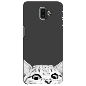 Чохол на Samsung J6 Плюс, J6 Плюс 2018 (J610) з Котиками (VPrint) (Виглядає котик)
