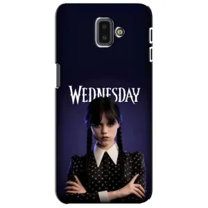 Чехлы Венсдей на Samsung Galaxy J6 Plus, J6 Plus, J610 Уэнсдей (AlphaPrint) (Wednesday)