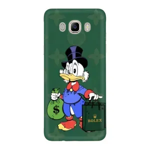 Чехлы для Samsung Galaxy J7 2016 / J710 / J7108 - Скрудж МакДак Louis Vuitton (PREMIUMPrint) (Богатая Утка)