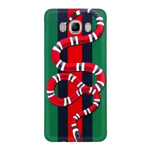 Чехлы ГУЧЧИ для Самсунг ДЖ 7 2016, ДЖ 710, ДЖ 7108 (AlphaPrint) (Gucci змия)