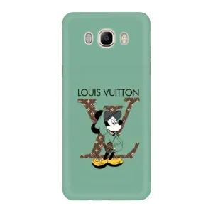 Чехлы Луи Витон для Samsung Galaxy J7 2016 / J710 / J7108 (AlphaPrint - LOUIS VUITTON) (Микки Маус LV)