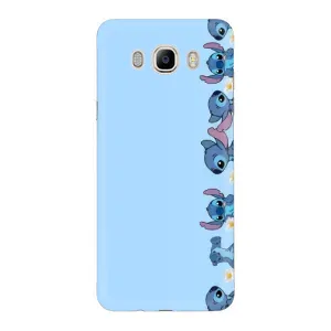 Чехол с принтом Стич на Samsung Galaxy J7 2016 (J710, J7108) (Стич фон)