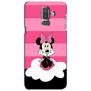 Эксклюзивный чехол для Samsung Galaxy J8-2018, J810 (AlphaPrint - Мультяшные) (Девочка Maus)