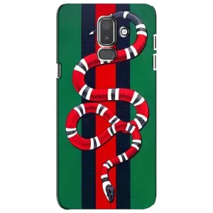 Чехлы ГУЧЧИ для Самсунг J8-2018, J810 (AlphaPrint) (Gucci змия)