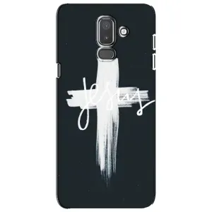 Чехол для Samsung Galaxy J8-2018, J810 (AlphaPrint) - (Христианские) (Иисус)