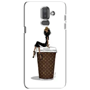 Чохли Луі Вітон для Samsung Galaxy J8-2018, J810 (AlphaPrint - LOUIS VUITTON) (кава LOUIS VUITTON)